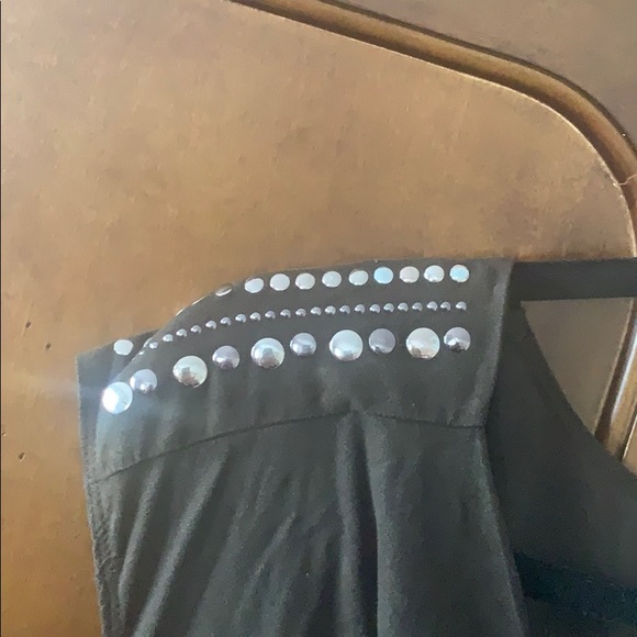 Cow bell faux suede top XL - Picture 2 of 3